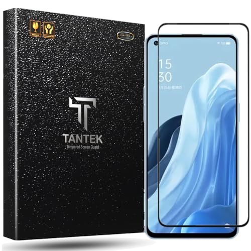 Image of TitanGuard Tempered Glass Screen Protector Guard for Oppo Reno7 Pro - 9H Hardness, Military Grade, Anti-Static, Easy Installation Kit - 1 PACK