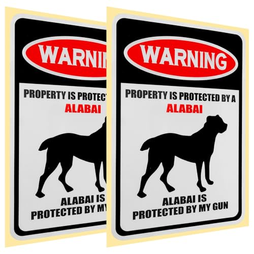 Mipcase 2 piezas Adhesivas de Advertencia para Privada Cartel Divertido de No Pasar Protección Duradera para Interior y Exterior para Almacenes y Garajes