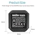Godox WB400P Battery Replacement, Li-on Battery Pack Only Compatible with AD400Pro Strobe Flash