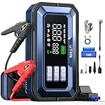 Car Jump Starter Power Bank,UTRAI 7000A Battery Booster Power Pack with Air Compressor,OBD II Scanner,160W DC Output,2000 Lumens LED,18W Fast Charging,Portable for All Gas/14L Diesel/Hybrid