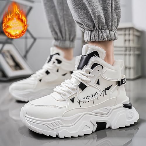Men's Casual Athletic Shoes Tennis Work Walking Shoes Chunky High Top Fashion Sneakers for Men4