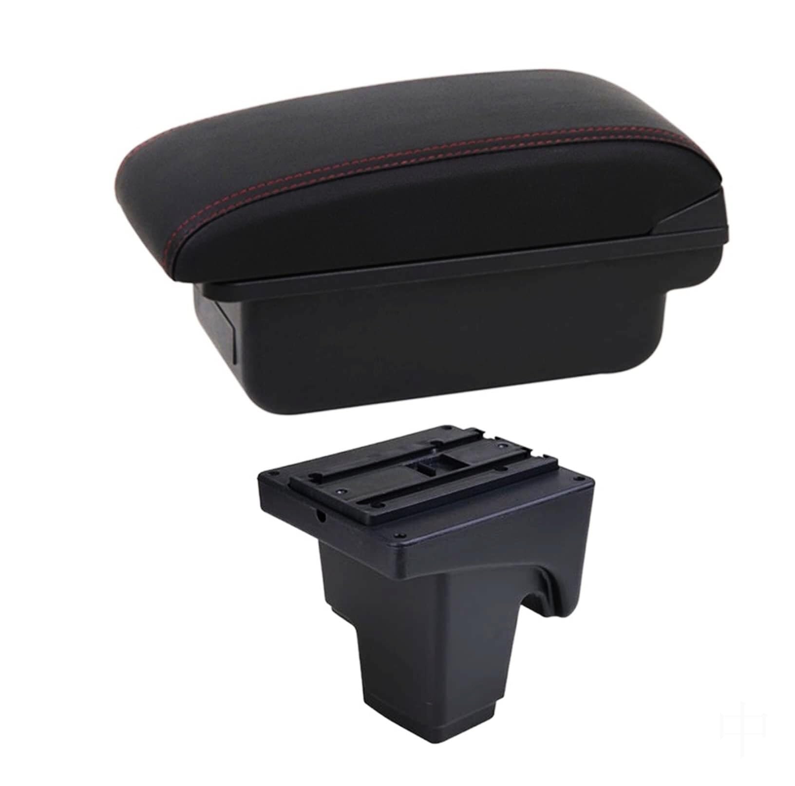 GTDTKGANAK Storage Box For For Focus 3 Mk3 2011-2021 Leather Center Console Armrest Storage For Box with USB