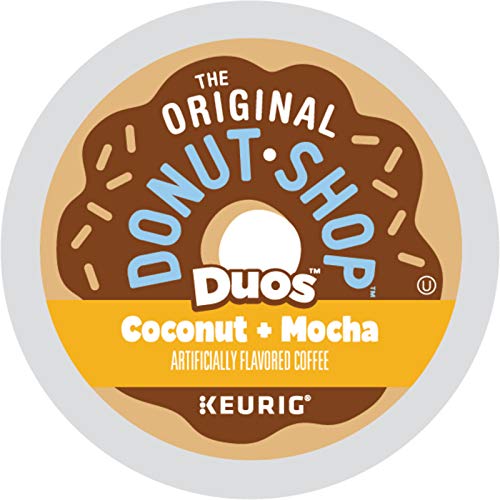 The Original Donut Shop Coconut Mocha, Single-Serve Keurig K-Cup Pods, Flavored Medium Roast Coffee, 72 Count