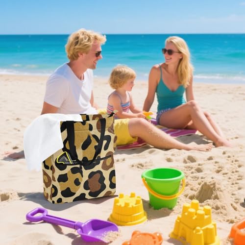 Bolsas de hombro de leopardo para el día a día escolar y compras 7