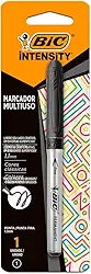 BIC Marcador Multiuso Intensity, Ponta Fina, Preto, 1 unidade