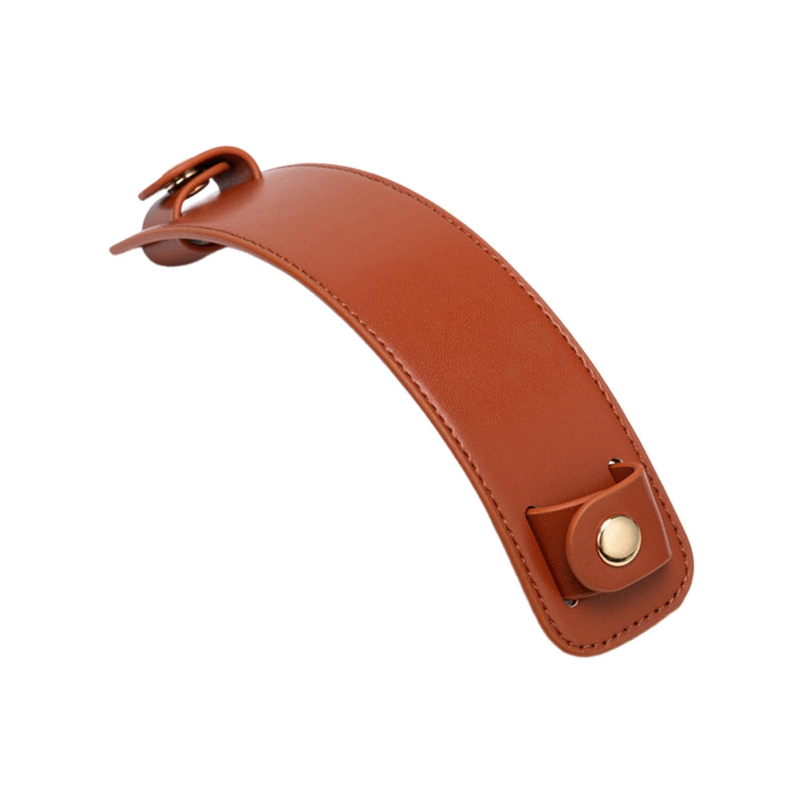Leather Shoulder Strap Pad Wide Replacement for Satchels Handbag Laptop Case brown-image-48