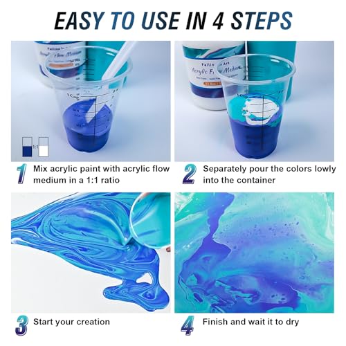 Image of Falling in Art 67.6 Oz Pouring Medium for Acrylic Paint