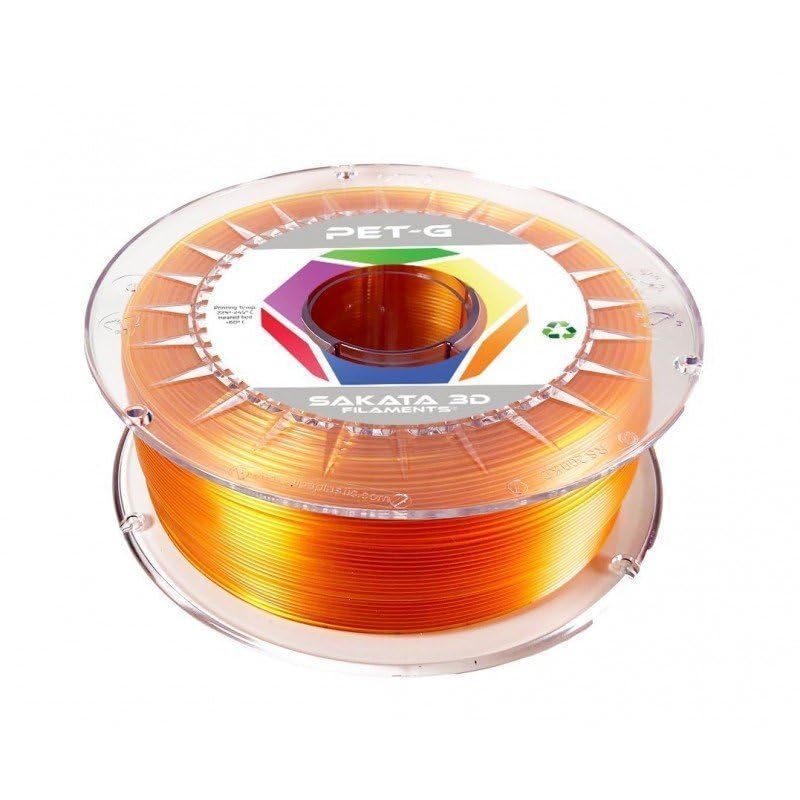 Original Sakata 3D Brand Sakata 3D Model PETG Filament 1.75mm 1kg Amber