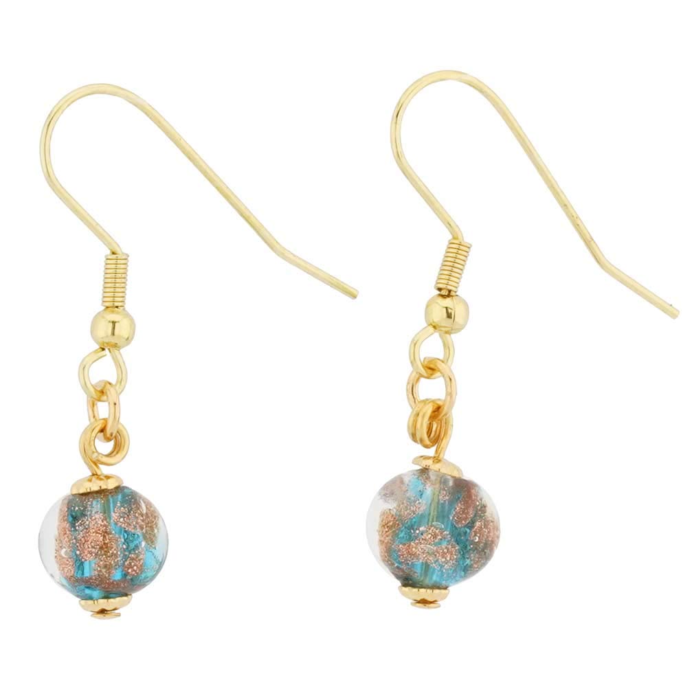 Charm Pendente Vetro di Murano Sfera Natalizia