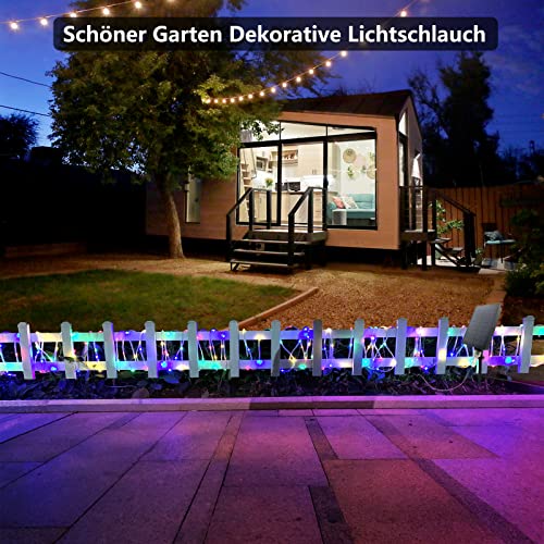 GLPE Tubo luminoso solare per esterni, 20 m, 200