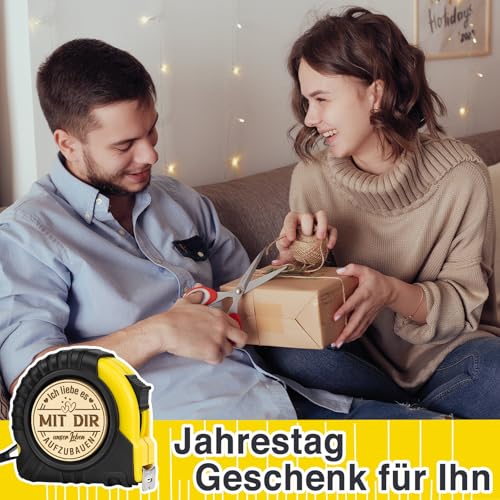 Jahrestag Geschenk für Ihn, Partner Geschenke, Ich Liebe Dich Geschenke Für Ehemann, Liebesgeschenke Männer, Romantisches Geschenke Für Freund, Mann, Maßband