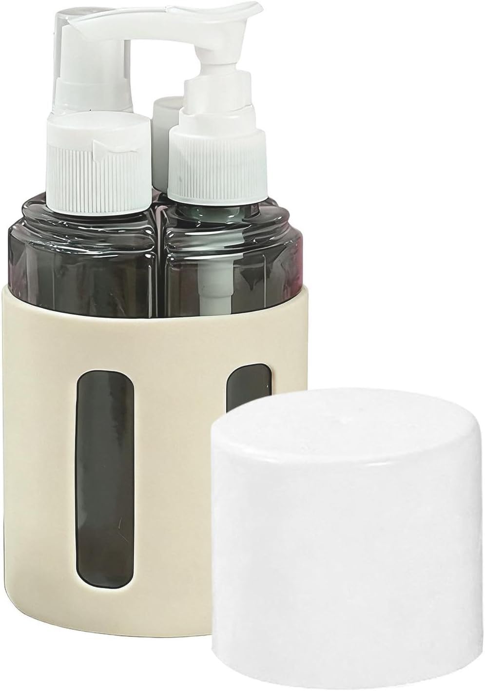Round Travel Bottle Kit Leak-Proof Refillable Containers Set for Shampoo, Lotion, Cosmetics & Toiletries Portable Travel Accessories Organizer-image-25