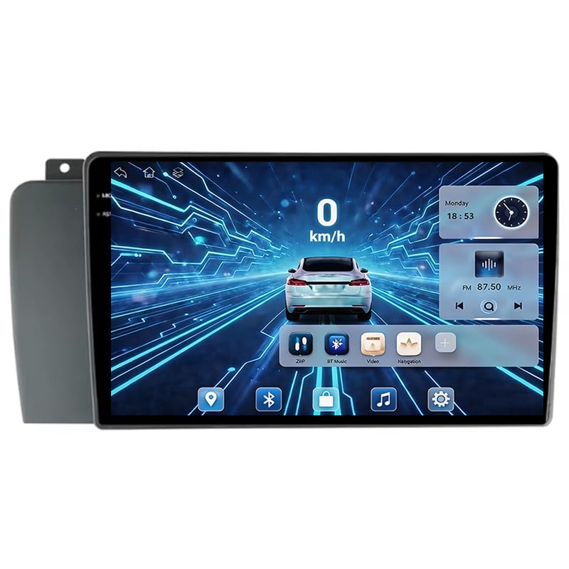 Autoradio Android Volvo XC70 V70 pour remplacer l'ancien système par un écran tactile Bluetooth
