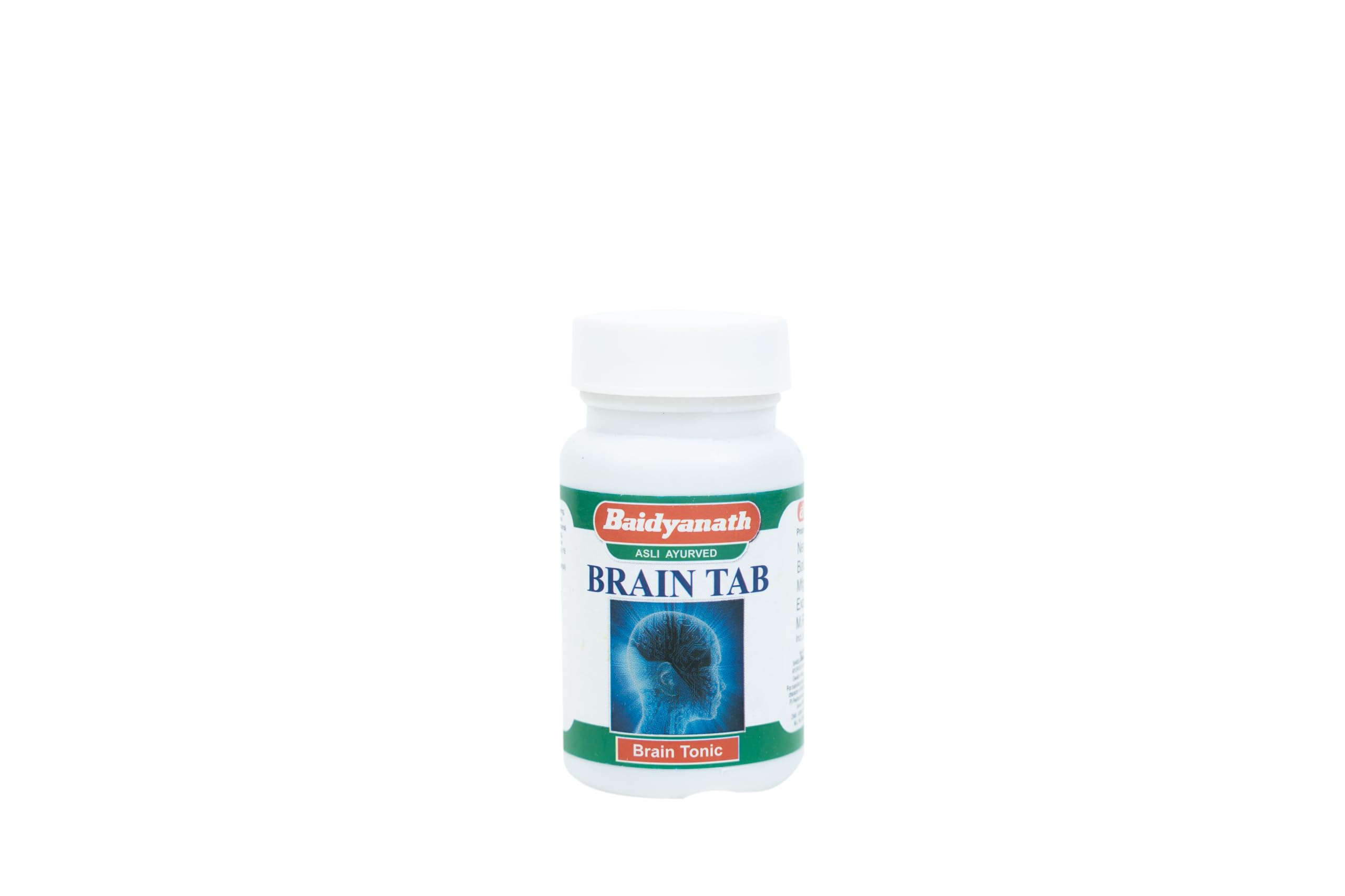 Baidyanath Jhansi Brain Tab | 50 Tab |Helpful for Brain fatigue and weakness |