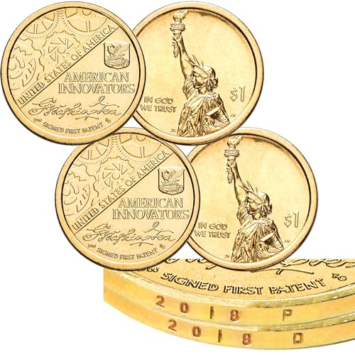 2018 P&D George Washington Signature American Innovation Dollar 2-Coin Uncirculated Set