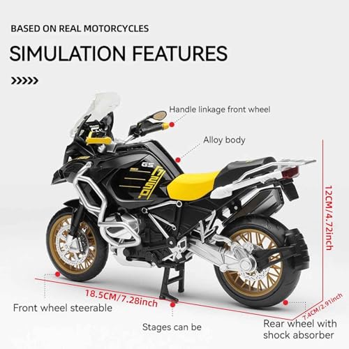 Modèle CBR1000RR 1:12 en alliage injecté de haute précision pour vitrine - 2