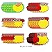 60 Starburst Sign Cards, 7 x 5.5 Inches Sale Paper Signs Price Burst Tags for Retail Store