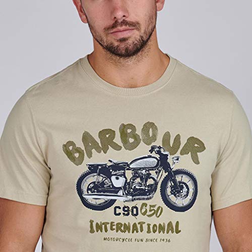 Barbour International t-shirt uomo café racer