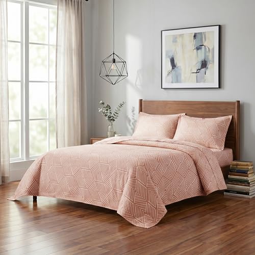 Image of Mush Aura Collection 300 TC Bamboo Bedsheets King Size with Pillow Case | Cooling & Breathable Bedsheets King-Size, Ultra Soft Bamboo Bed Sheet Set for Kingsize Bed (Peach Beige)