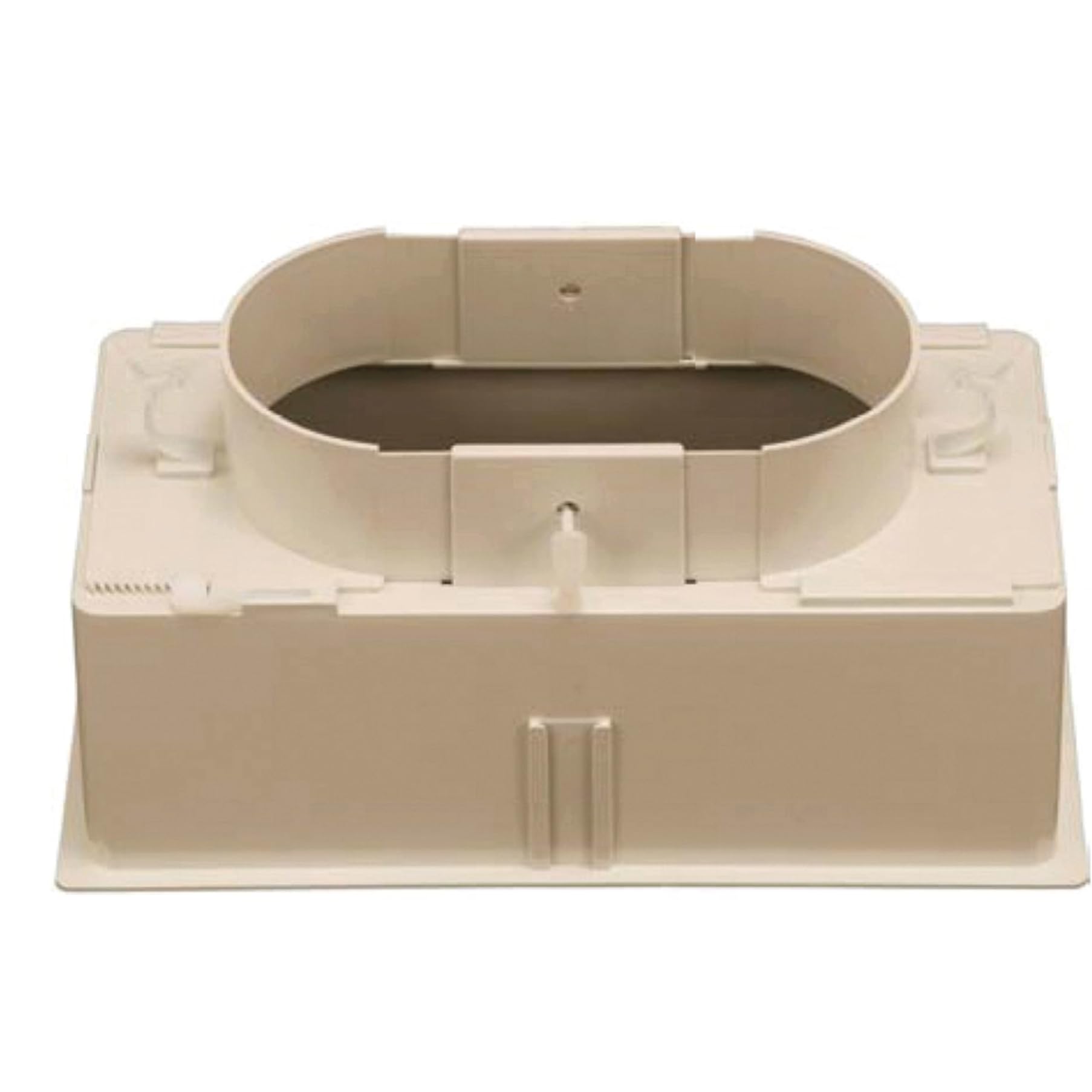 France air - plenum 500x150 mm in abs attacco regolabile da 160 a 250 mm e serranda