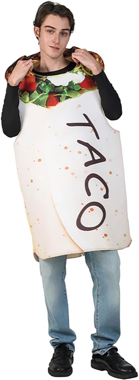 DSplay Taco Costume Adult Fun Food Costumes Cosplay Halloween Costumes