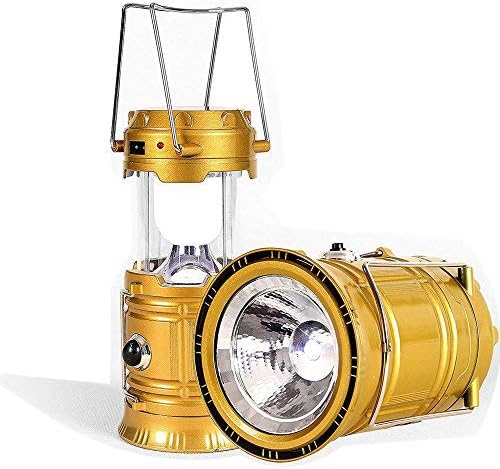 Brafuzom Solar Camping Lanterns,Solar Flashlights,Portable LED Camp Light,Outdoor Waterproof Ultra Bright Rechargeable Lanterns (JY-5800T)