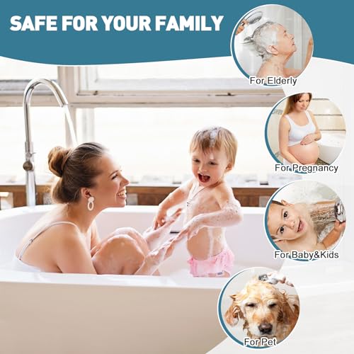 Image of Square Shower Mat Non Slip: 27 x 27 Inch Large Shower Mats with Drain Hole in Middle - PVC Loofah Anti Slip Shower Floor Matt for Inside Shower