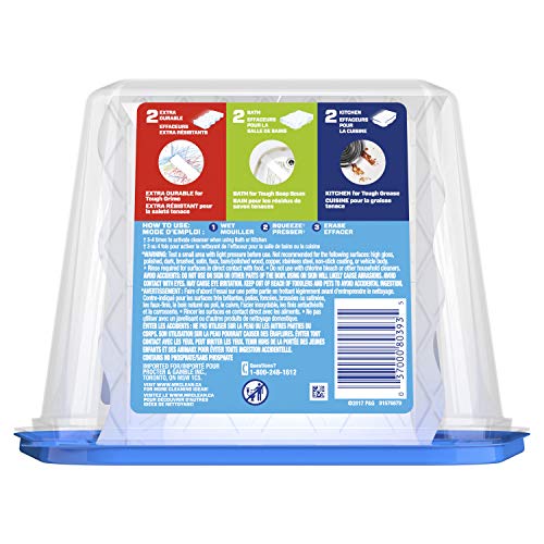 image for Mr. Clean Magic Eraser Variety Tub, 6 Count, Na, 6 Count (Pack of 1)