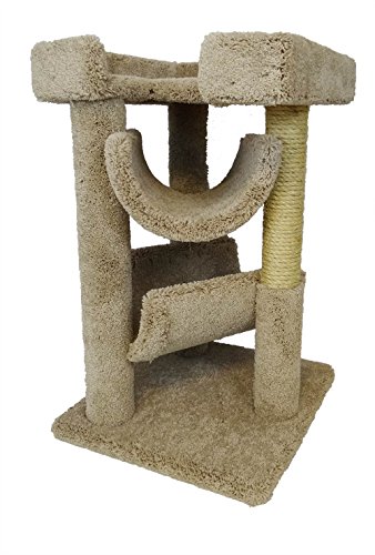 New Cat Condos Premier Cat Scratch and Lounge, Beige
