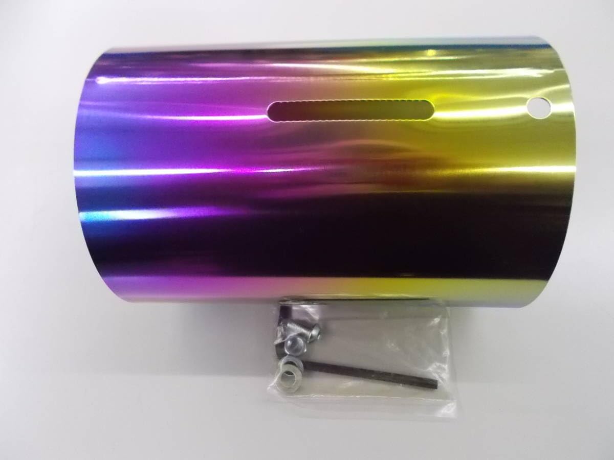 Amazon.co.jp: 115Φ用 チタンテール 汎用マフラーカッター ゴールド  