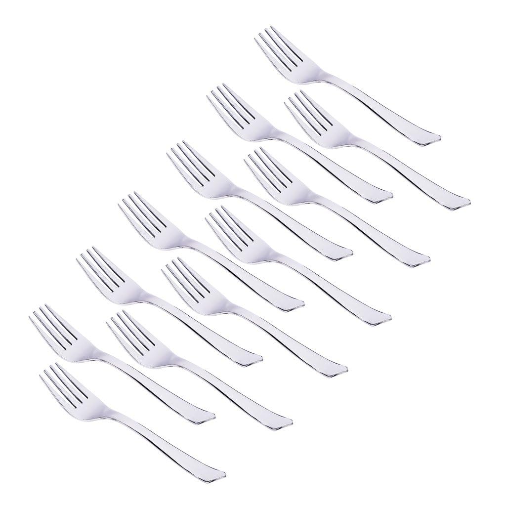 Stainless Steel Dinner Forks Set of 12 Heavy Duty Cutlery Sets Mirror Polished Dishwasher Safe Table Fork for Home Kitchen & Restaurant