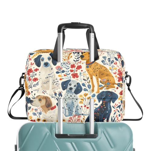 Maletín para laptop con diseño perro dibujo animado miniatura 7
