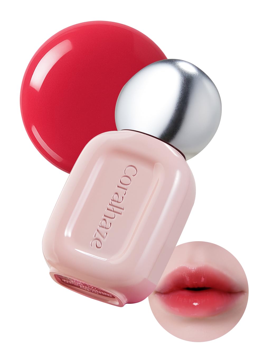 CORALHAZE Dew Drop Tint #207 Flame 4.5g, Glossy, Lightweight Lip Stain, Glass-Like, High Shine, Moisturizing Lip Oil, Long Lasting Color, Hydrating Gloss, Dewy Finish, Korean Beauty Makeup 207 Flame 0.15 Ounce (Pack of 1)