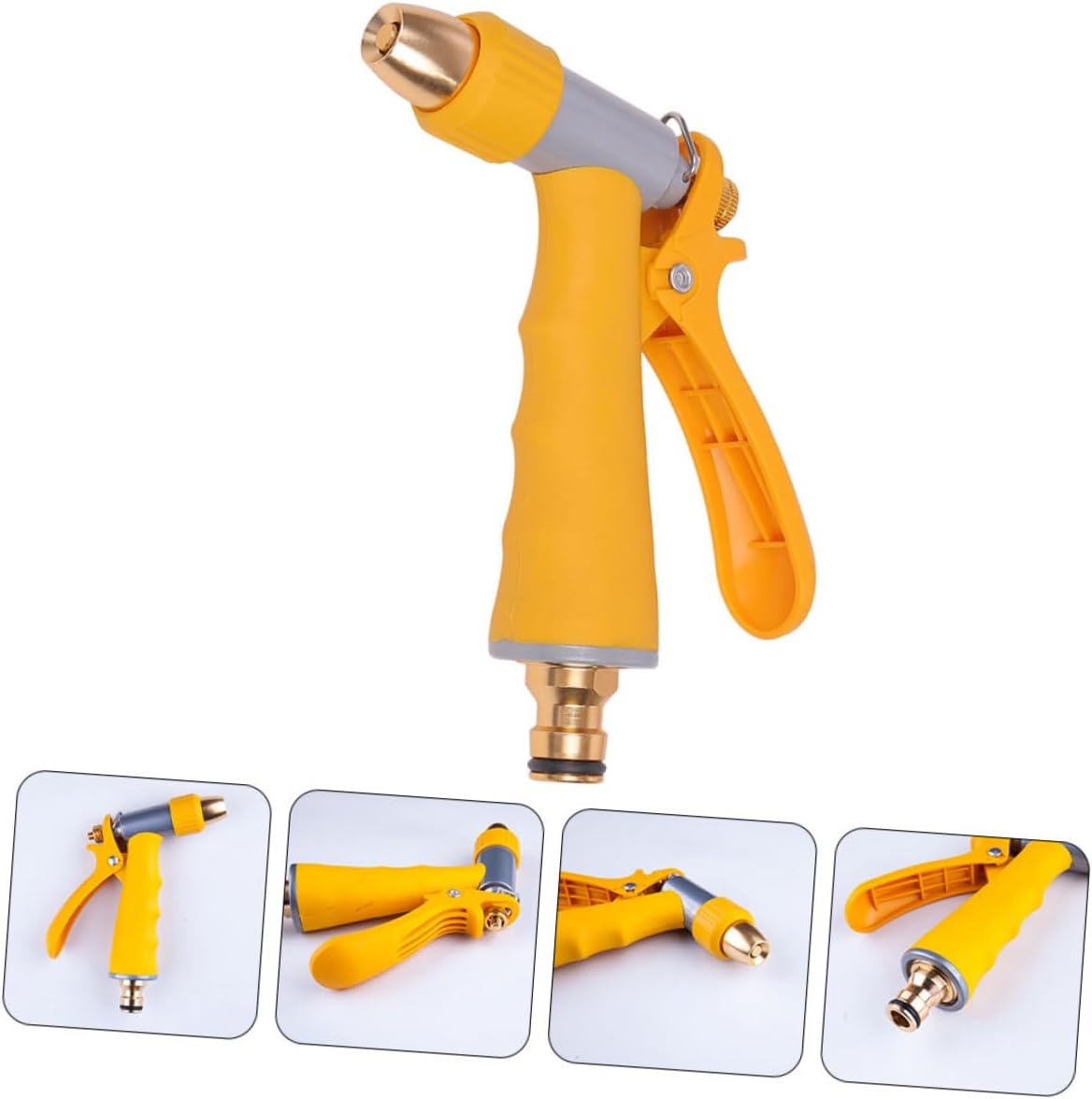 Levemolo High Pressure Hose Sprayer Car Wash Nozzle Metal Nozzles Watertight Pressure Easy Car Washing Long Lasting