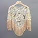 EORUBE 1920s Shawl Wraps Sequin Beaded Evening Cape for Gatsby Party Bridal Shawl Women Evening Cape Flapper Cover Up (Beige Gold)
