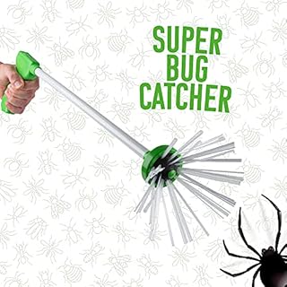 DSL Spider Catcher | Bug Trap | Extra Long Handle with Bristles To Safely Trap Insects, Bugs, Spiders, Wasps | Stay at Arms Length |
