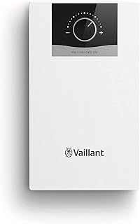 Vaillant elektronischer Durchlauferhitzer, VED lite 11-13/1 L U, druckfest, 11-13kW, 400V, gradgenaue Auslauftemperatur, stufenlos einstellbar, Untertischgerät, 0010044426, [Energieklasse A]