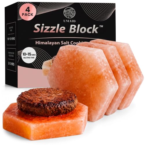 UMAID Himalayan Salt Block 4-Pack 6-in Hexagon