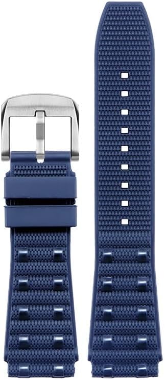 Rubber watch strap for BREITLING Chronomat B01 Silicone watchband with convex buckle