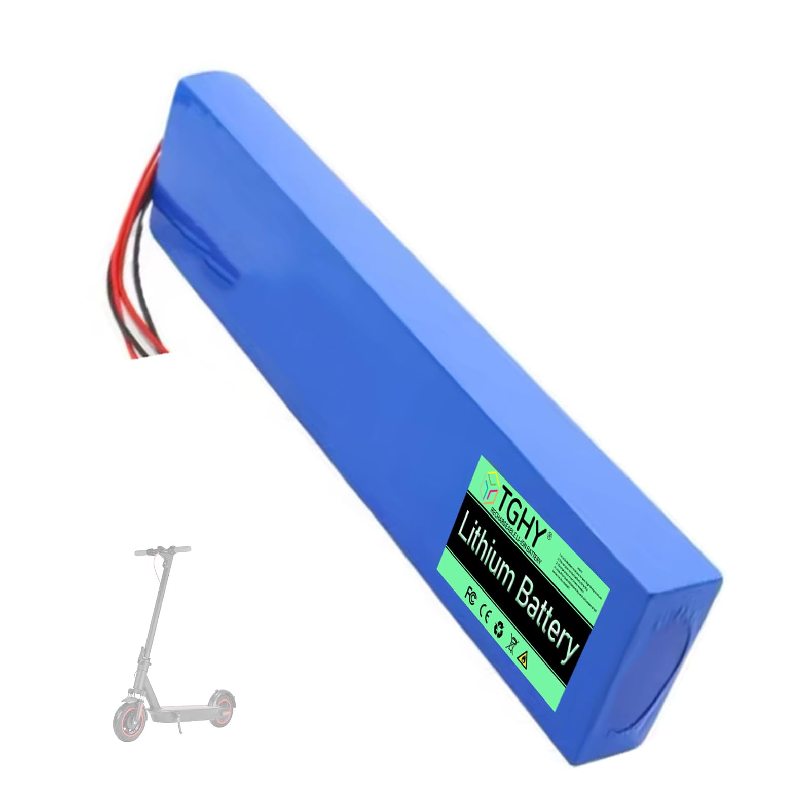 TGHY Electric Scooter Battery 36V 6.6Ah 7.8Ah 9Ah Balance car Battery 36 Volt Lithium Battery Pack Built-in BMS Protection Board,36V 6.6Ah