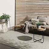 benuta Basic Alfombra exterior Iowa - Gris Claro 80x150 cm - Estilo yute Boho - Resistente al clima y UV para balcón, terraza, jardín, cocina y sala - Duradera y robusta - También apta para interiores