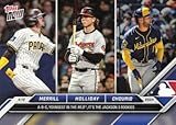 2024 Topps Now #62 Jackson Merrill/Jackson Holliday/Jackson Chourio Baseball Card - "The Jackson 3 Rookies"