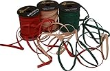 Raffia String/Ribbon, Red Green & Natural 1/4