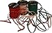 Raffia String / Ribbon, Red Green & Natural 1/4" x 75 Feet each spool, Pack of 3 spools