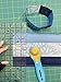OLFA 45mm Quick-Change Rotary Cutter (RTY-2/C) - Rotary Fabric Cutter w/Blade Cover for Crafts, Sewing, Quilting, Replacement Blade: OLFA RB45-1 (Aqua)