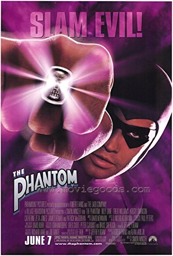 The Phantom Poster 27x40 Billy Zane Kristy Swanson Treat Williams