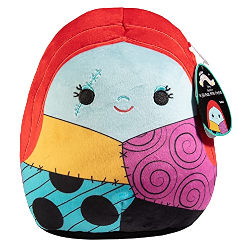 Squishmallow 8" Nightmare Before Christmas Sally - Official Kellytoy Plush - Cute and Soft Stuffed Animal Toy - Great Gift for Kids