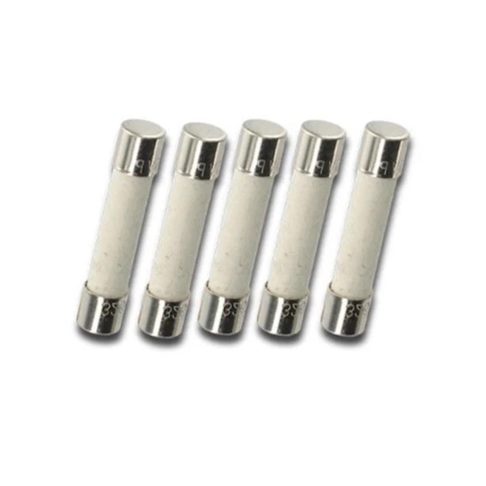 KXIWLUFV 5PCS T3A 250V Ceramic Fuse 6X30mm