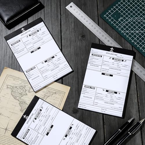 gisgfim 3 pads notepad VFR para piloto miniatura 4