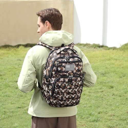Image of Wotony Military tactical backpack, backpack for men black small tactical assault bag